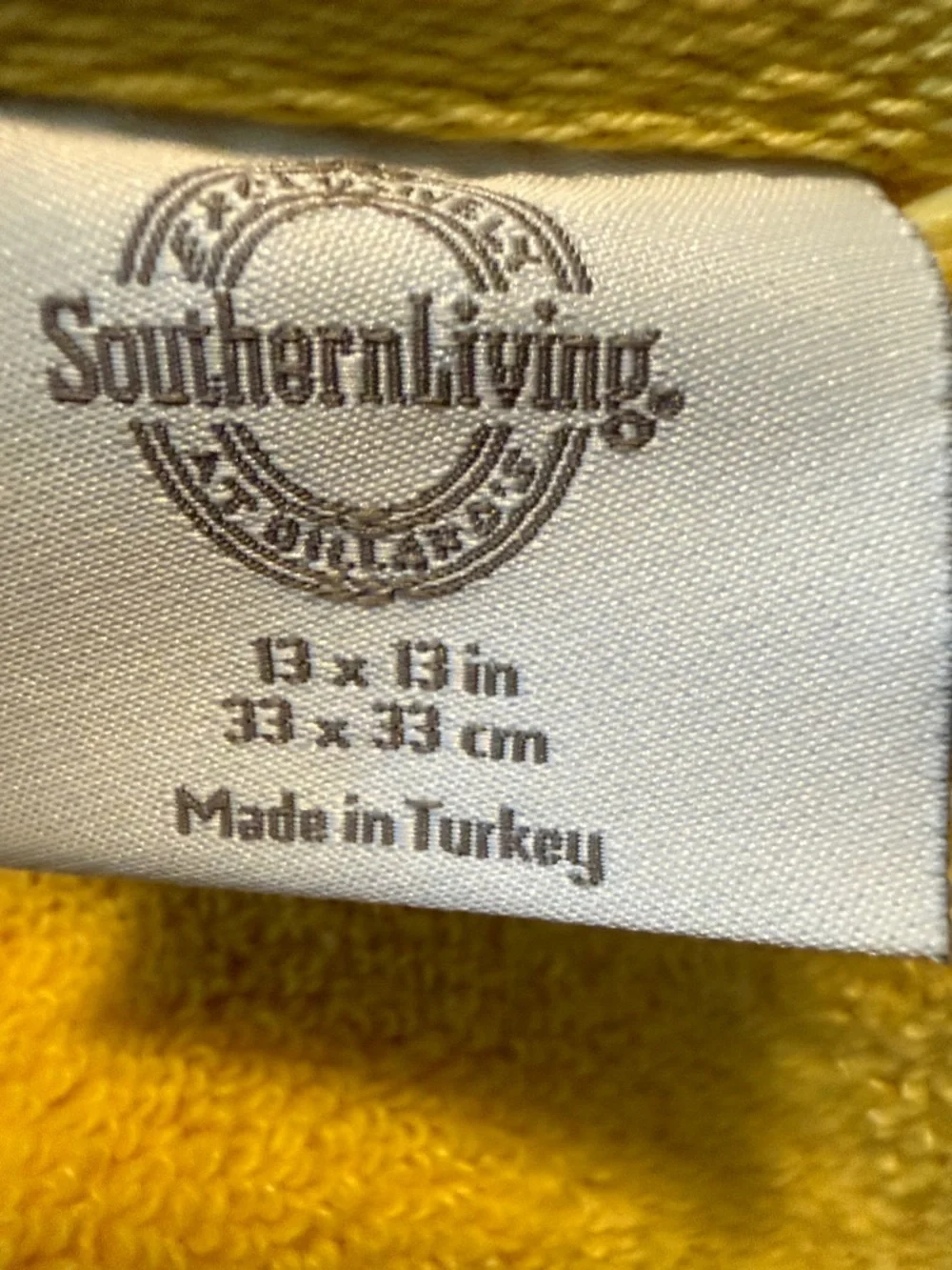 Bright Yellow Towel Set - Soft Cotton Bath Towels 13x13 and 20x30 each set